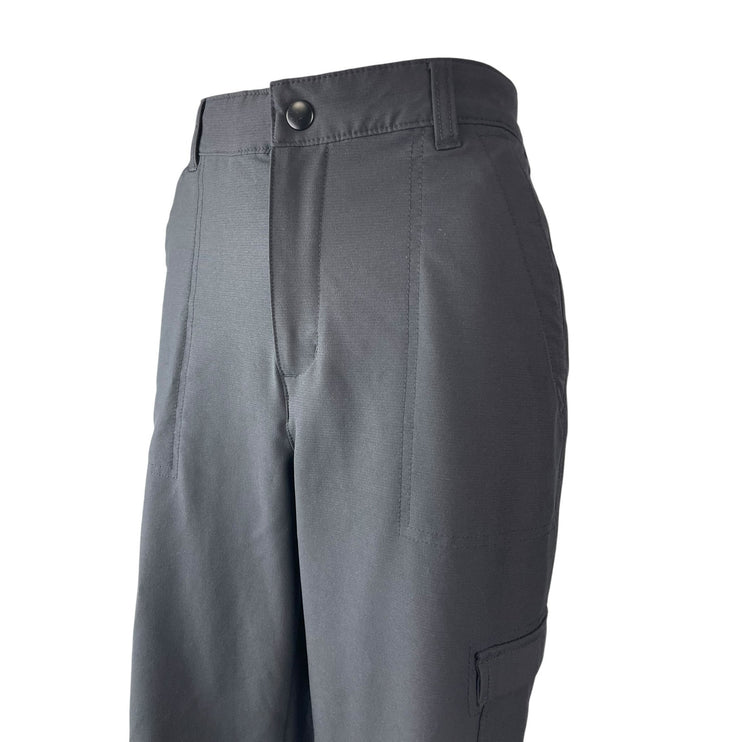Old Navy Stretch Tech Black High Waisted Wide Leg Trousers Dress Pants S Tall