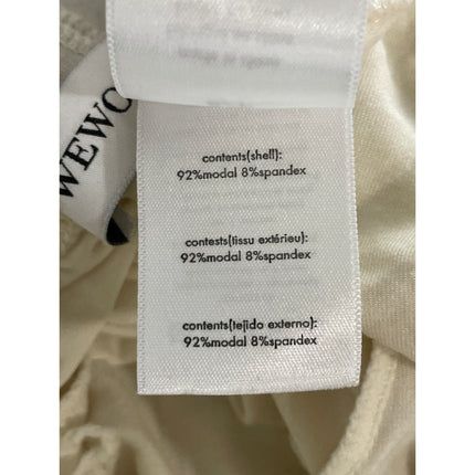 Weworewhat Women's White Pleated High Rise Lounge Sleepwear Pajamas Pants Size S