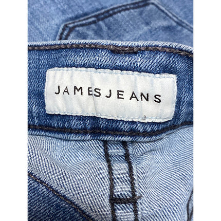 James Jeans Shayebel Flat Women's Blue High Ride Flared Bootcut Denim Jeans 28