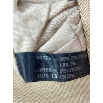 Peta & Jain Paloma Beige Cappuccino Nylon Crossbody Strap Hobo Bag Handbag OS