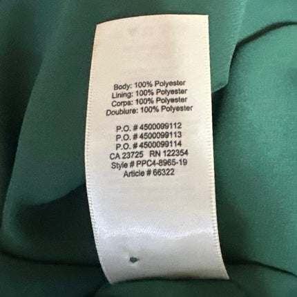Aritzia Wilfred Green Sleeveless High Neck Ruffle Fit & Flare Mini Dress OS