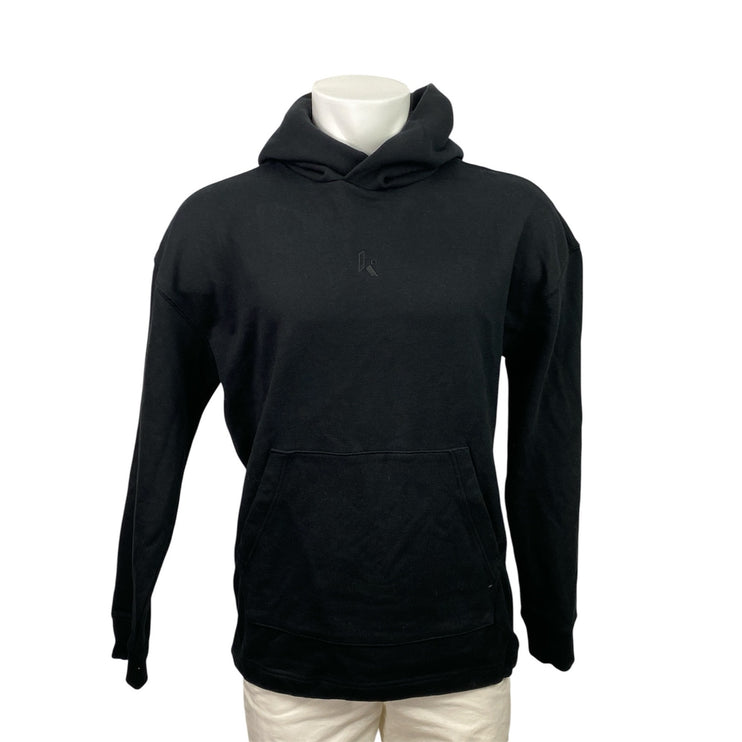 New Balance Men's Black Long Sleeve Hoodie Hooded Pullover Sweatshirt Top Size M