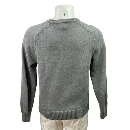J.Crew Men's Gray Long Sleeve Knit Crew Neck Pullover Sweatshirt Sweater Top M