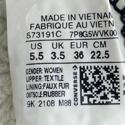 Converse Chuck Taylor All Star Raw Edge Black Platform High Top Sneakers Sz 5.5