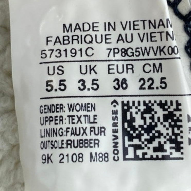 Converse Chuck Taylor All Star Raw Edge Black Platform High Top Sneakers Sz 5.5