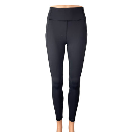 Lululemon Womens Gray High Rise Skinny Yoga Athletic Activewear Leggings Pants 4