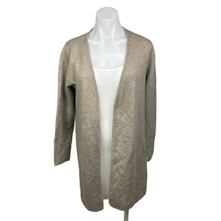 Apt 9 Beige Tan Open Front Long Sleeve Cozy Knitwear Cardigan Sweater Size M