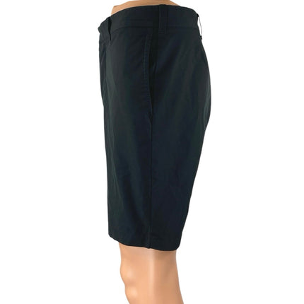 J.Crew 9" Inseam Men's Black High Waist Button Zip Casual Twill Chino Shorts 30