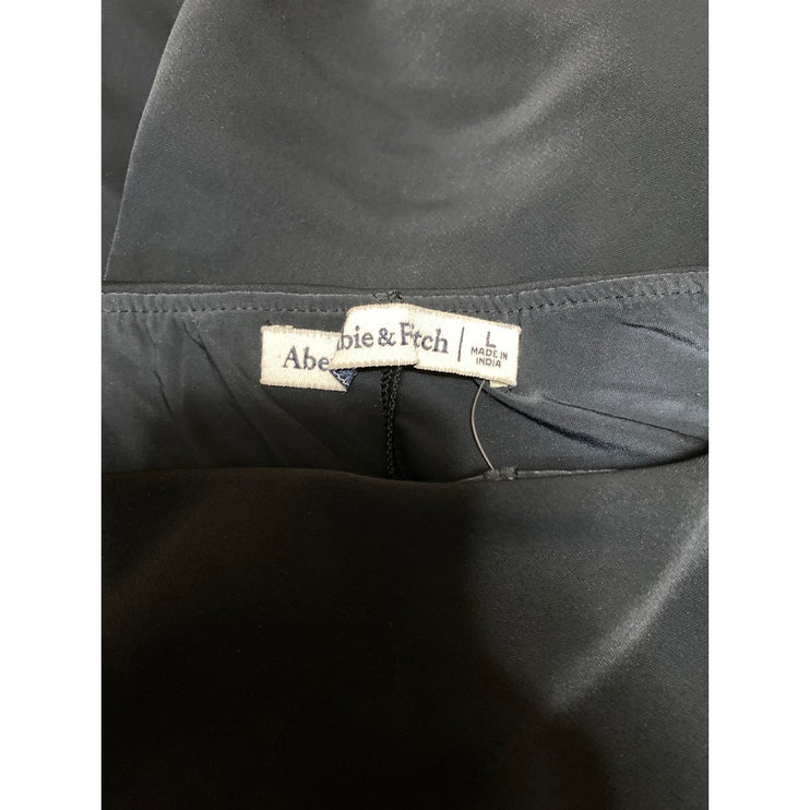 Abercrombie & Fitch Women's Black Low Waist Straight Pencil Mini Skirt Size L