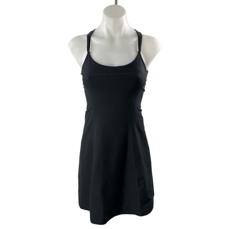 YPB Abercrombie & Fitch SculptLUX Black Sleeveless Tennis Mini Tank Dress Size S