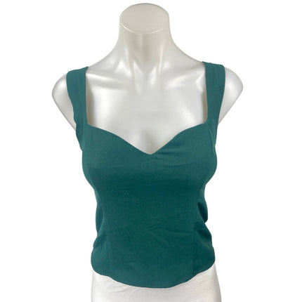 Abercrombie & Fitch Green Sleeveless Sweetheart Cami Camisole Tank Top Size S