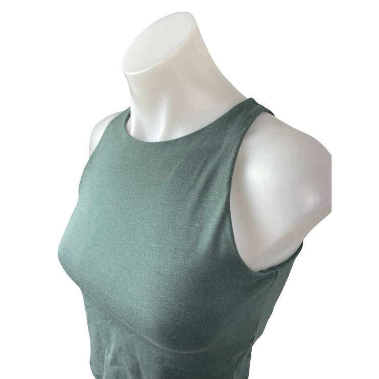 Old Navy Power Chill Green Sleeveless Yoga Athletic Activewear Crop Tank Top M