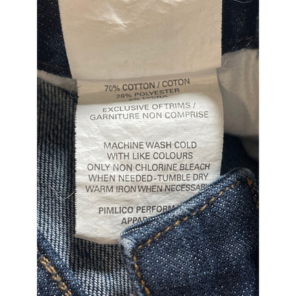 Dish Performance Women's Blue Mid Rise Dark Wash Skinny Denim Jeans Size 26x28