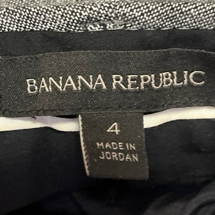 Banana Republic Sloan Women's Gray Straight Leg Trouser Dress Pants Size 4