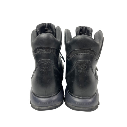 Cole Haan Zero Grand Explore Black Leather Lace Up Round Toe Hiking Boots Sz 10