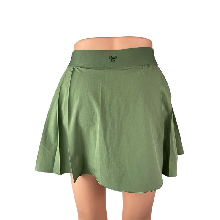Aritzia TNAction Women's Green High Rise Yoga Athletic Activewear Skort Skirt XS