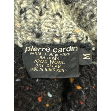 Pierre Cardin Women's Multicolor 100% Wool Striped Long Sleeve Sweater Top Sz M