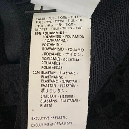 NEW Intimissimi Black Floral Lace Strappy Cami Camisole Lingerie Bra Top Sz 36B