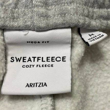 Aritzia Sweatfleece Cozy Fleece Women's Gray Wide Leg Lounge Sweat Pants Size M