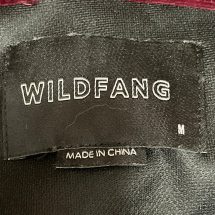 Wildfang Maroon Red Velvet Velour Sleeveless Camisole Wide Leg Romper Jumpsuit M