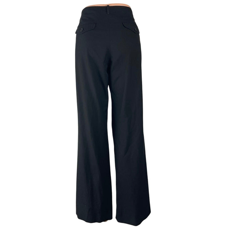 The Limited Women's Black High Rise Flare Bootcut Career Trousers Pants Size 10