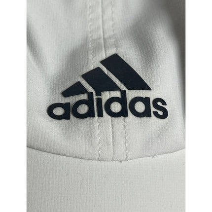 NEW Adidas Aeroready Men's White Reflective UPF 50 Adjustable Running Cap Hat OS
