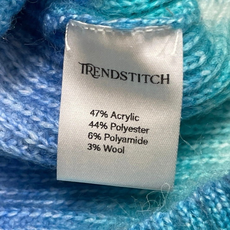 Trendstitch Kids Multicolor Tie Dye Rib Knit Long Sleeve Crew Neck Sweater Top 9