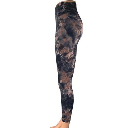Lululemon Align Black Tie Dye Skinny Mid Rise Workout Yoga Gym Leggings Pants 2