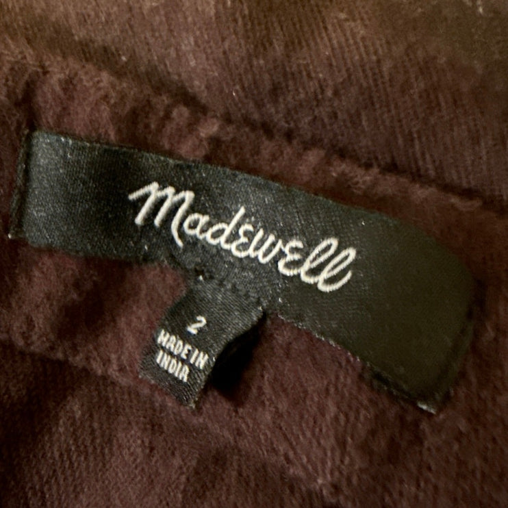 Madewell Women's Brown High Waisted Casual Wrap Mini A Line Skirt Size 2