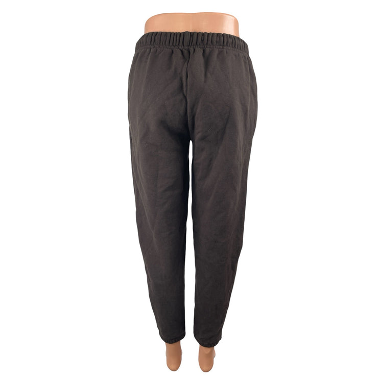 Set Active Women's Brown Drawstring High Rise Tapered Athletic Trousers Pants S