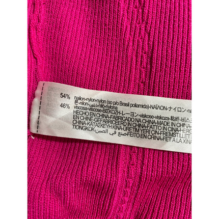 Zara Womens Pink Ribbed Sleeveless Sweetheart Neck Crop Cami Camisole Tank Top S