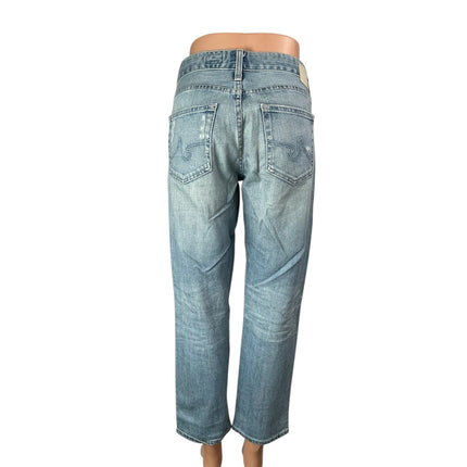 Adriano Goldschmied Distressed Slouchy Slim Boyfriend Denim Jeans Pants Size 28R