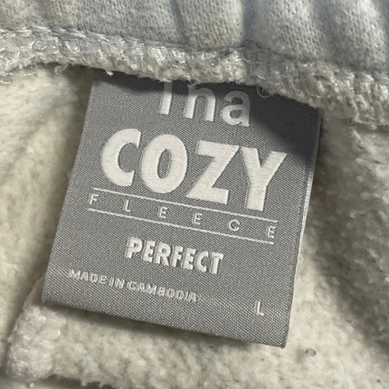Aritzia TNA Cozy Fleece Gray Elastic Waist Tapered Lounge Jogger Sweat Pants S