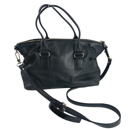 Kate Spade Hampton Road Janie Black Leather Crossbody Satchel Shoulder Bag