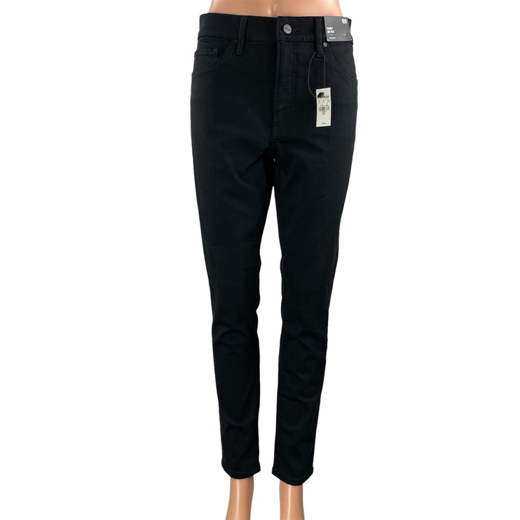NEW Express Women's Black Supersoft High Waisted Skinny Denim Jeans Size 10