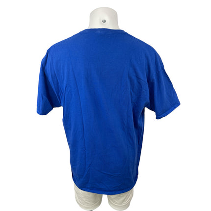 Junk Food AC/DC Mens Blue Crewneck Short Sleeve Graphic Tee T-Shirt Top Size XL