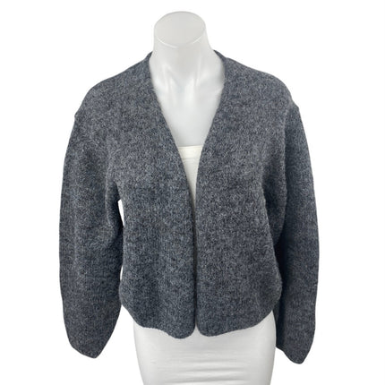 NEW Banana Republic Gray Wool Oversized Long Sleeve Open Cardigan Sweater Size S