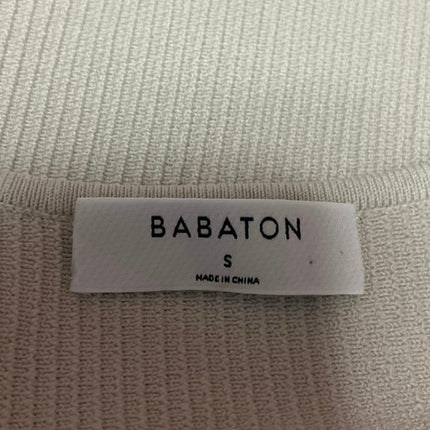 Aritzia Babaton Tan Rib Knit Sleeveless Racerback Cami Camisole Crop Tank Top S