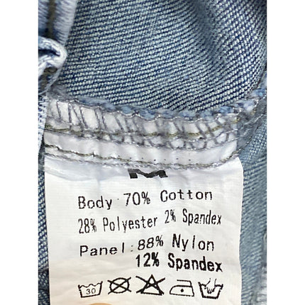 NEW Women's Blue Light Wash High Waisted Straight Tapered Denim Jeans Pants Sz M