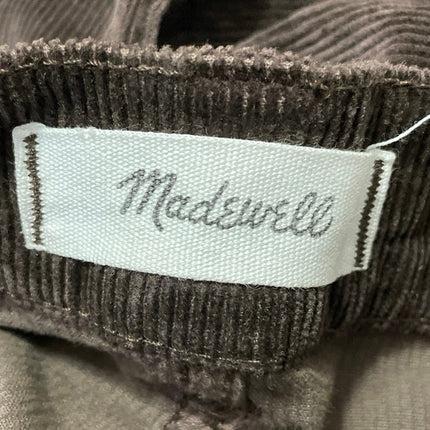 Madewell The Balloon Women's Brown Corduroy Barrel Baggy Trousers Pants Size 28