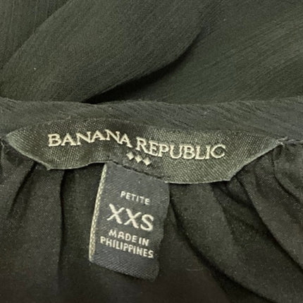 Banana Republic Black Chiffon Elastic Waist Mini Fit & Flare A-Line Dr Brie Banana Republic Black Chiffon Elastic Waist Mini Fit & Flare A-Line Dr Brie