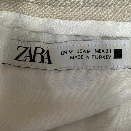 Zara Women's Gray High Waisted Drawstring Tapered Trousers Sweat Pants Size M
