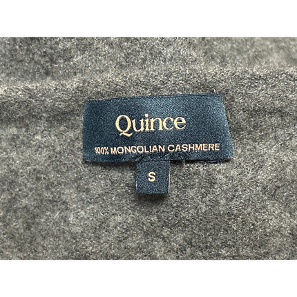 Quince Dark Brown 100% Cashmere Knit Long Sleeve Pullover Sweater Top Size S