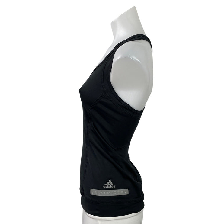 Adidas Stella McCartney Women's Black Racerback Yoga Athletic Tank Top Size S