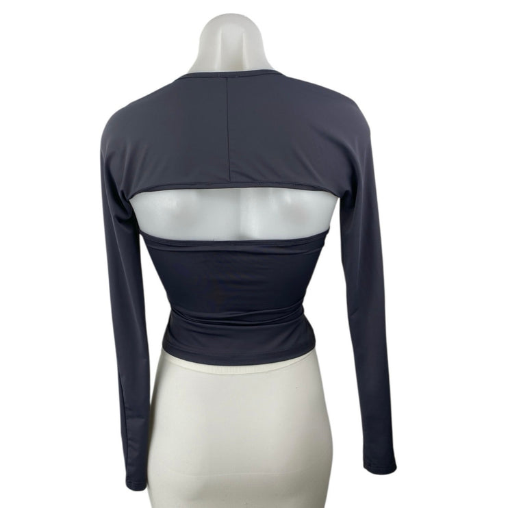 Princess Polly Women's Black Long Sleeve Bolero Tube Bandeau 2 Piece Set Size 4