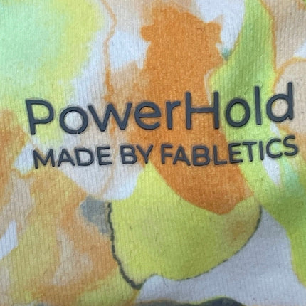 Powerhold by Fabletics Yellow Yoga Workout Gym Athletic Leggings Pants Size S