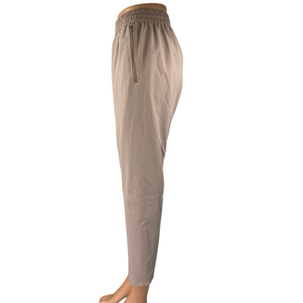 Outdoor Voices Women's Beige Taupe Pull On Crop Tapered Trousers Pants Size S