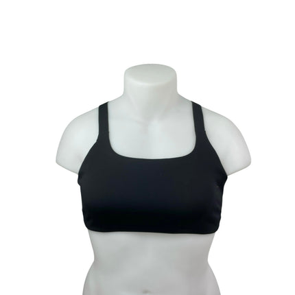 Lululemon Ultralu Black Sleeveless Athletic Activewear Sports Bra Tank Top Sz 12