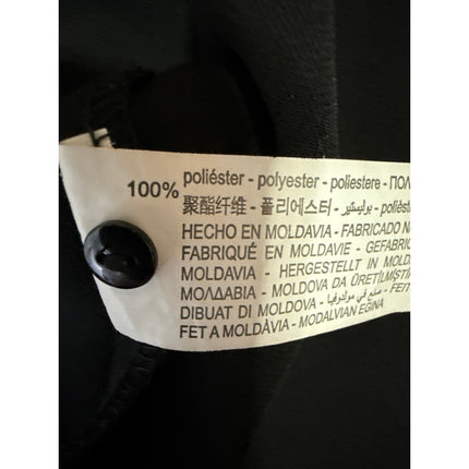 Zara Black Sleeveless Cami Camisole Tank Round Neck Mini Shift Dress Size M