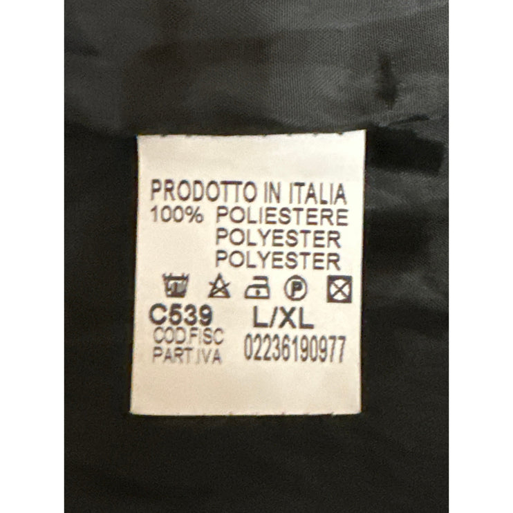 Glocal Brown Teddy Fleece Double Breasted Longline Trench Pea Coat Jacket L/XL